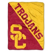USC Trojans Cardinal and Gold SC Trojans Halftone Micro Raschel Throw